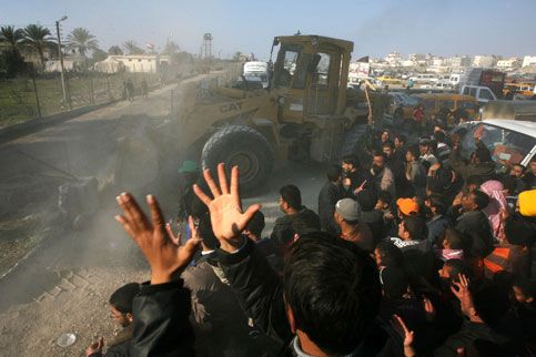 A break in the siege